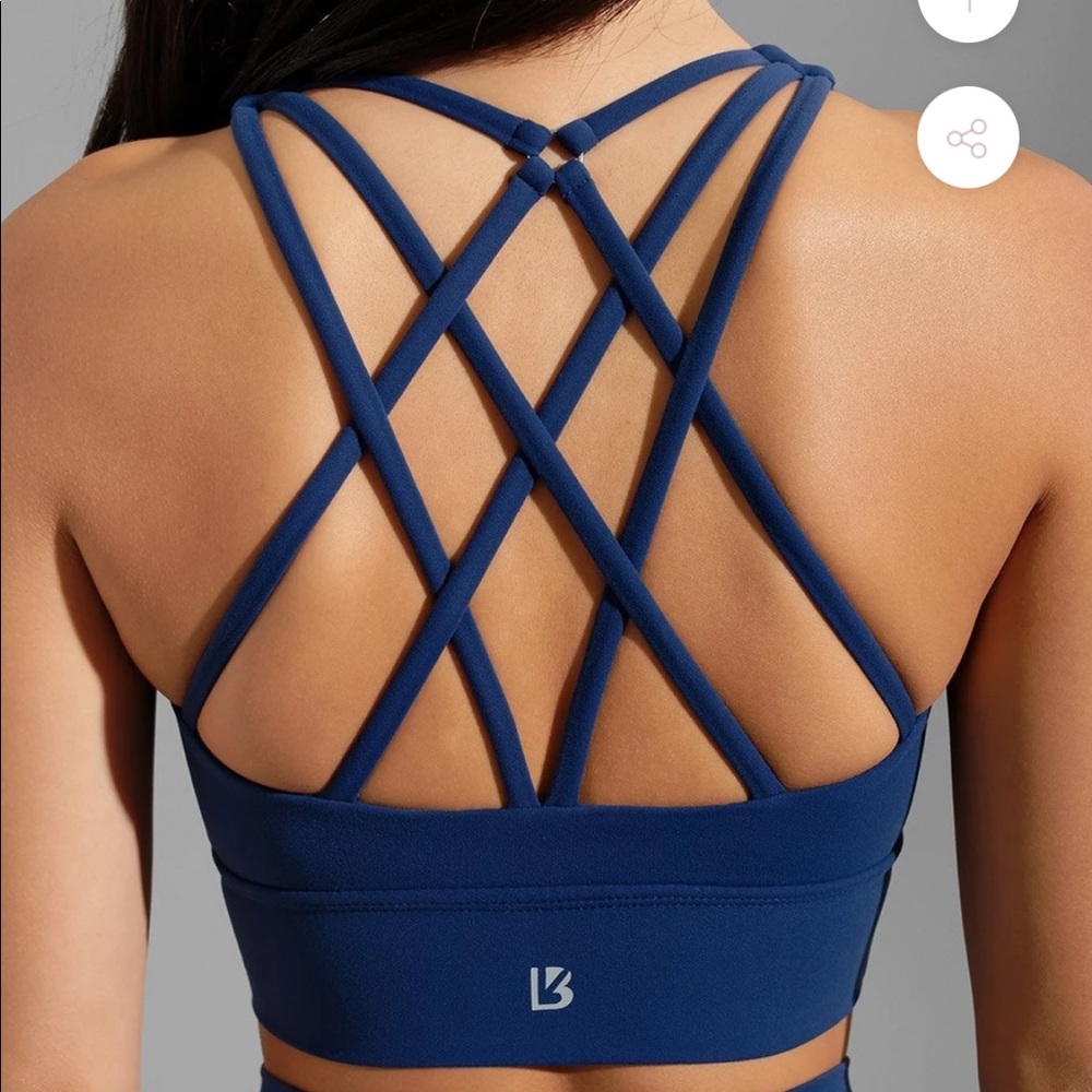 Buff Bunny Blue Sports Bra - Picture 7 of 8